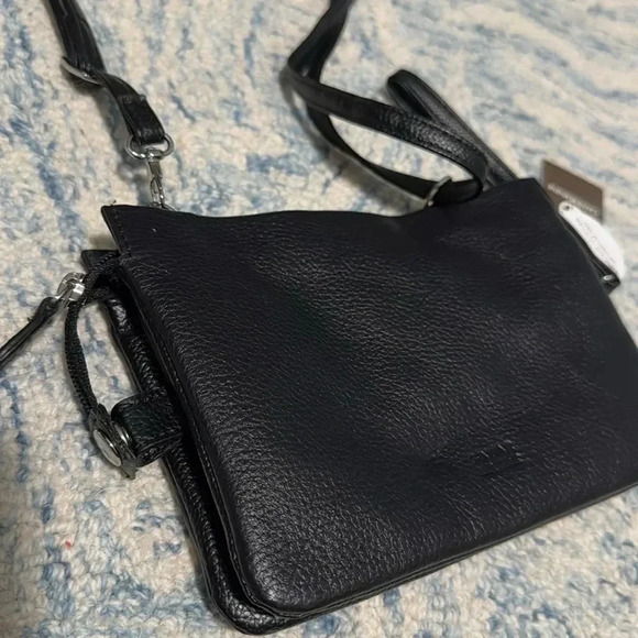 Giani Bernini softy core adjustable clutch small purse, genuine leather NWT - Picture 4 of 8